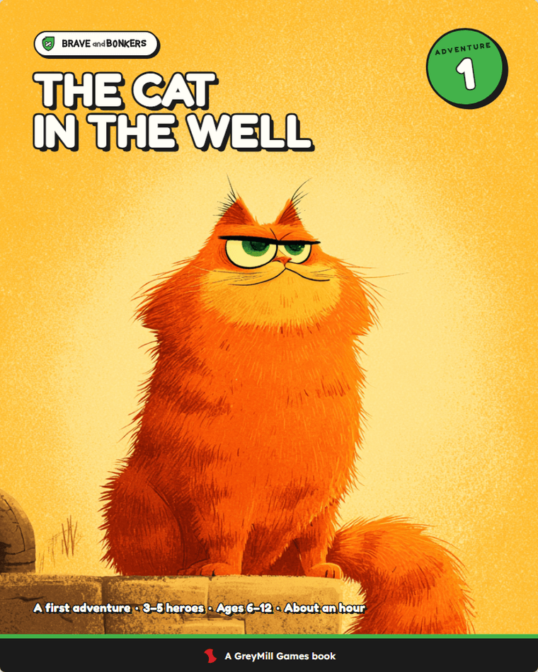 The Cat in the Well, Adventure 1: Sir Fluffington enthroned on the broken well